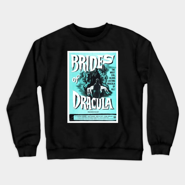 Brides Of Dracula (1960) 1 Crewneck Sweatshirt by GardenOfNightmares